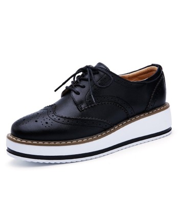 Zapato ortopédico con plataforma Oxford. pas cher