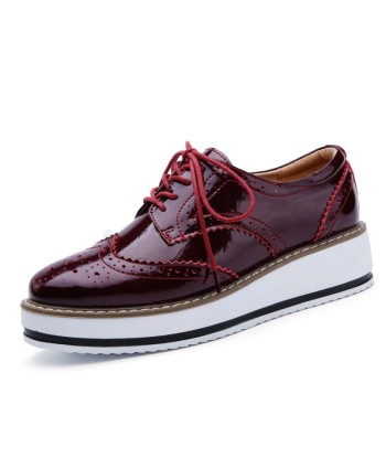 Zapato ortopédico con plataforma Oxford. pas cher