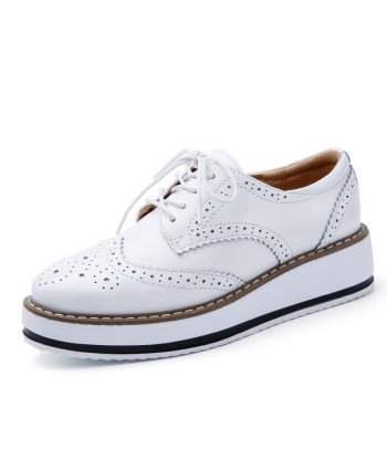 Zapato ortopédico con plataforma Oxford. pas cher