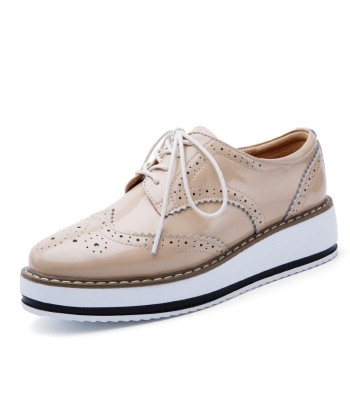 Zapato ortopédico con plataforma Oxford. pas cher