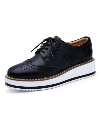 Zapato ortopédico con plataforma Oxford. pas cher