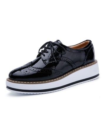 Zapato ortopédico con plataforma Oxford. pas cher