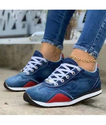 Zapatos ortopédicos confort denim suggérées chez