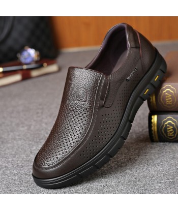 Zapatos casuales de cuero de lujo para hombre - Kingo Profitez des Offres !