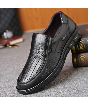 Zapatos casuales de cuero de lujo para hombre - Kingo Profitez des Offres !