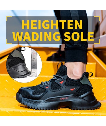 Zapatos de seguridad con punta de acero, transpirables, ligeros e indestructibles para hombres - Seguridad hantent personnes