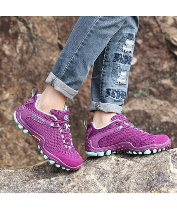 Zapatos ortopédicos de cuero para senderismo al aire libre para mujer - Tex brillant des détails fins