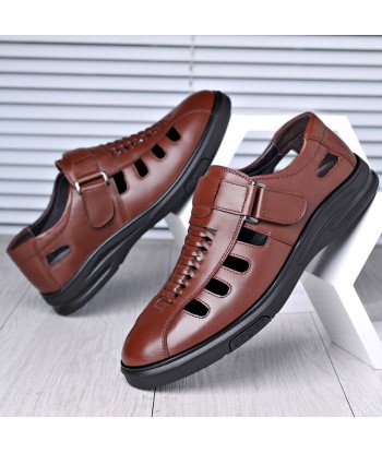 Sandalias Casuales de Piel para Hombre - Questy en ligne