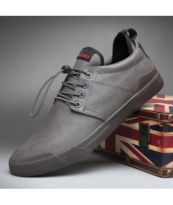 Zapatos casuales de cuero con cordones para hombre - Turbon en ligne des produits 