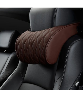 Almohada de cuello de coche de cuero PU pour bénéficier 