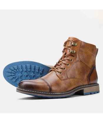 Fred - Mocasines retro ortopédicos de piel con cordones para hombre livraison et retour toujours gratuits