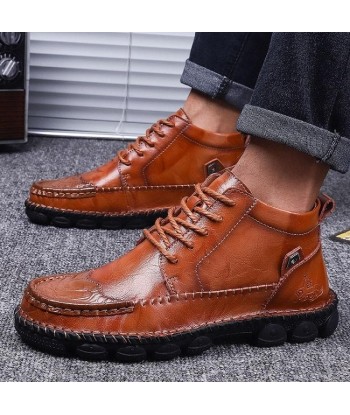 Julian - Zapatos ortopédicos para hombre en piel de moda Jusqu'à 80% De Réduction