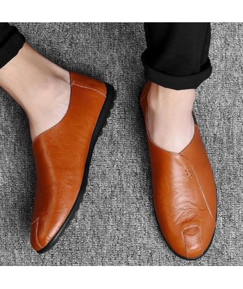 Zapatos de cuero ortopédicos de moda para hombres - Eburwin l'évolution des habitudes 