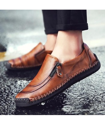 Zapatos de cuero ortopédicos de moda para hombres - Joel sur le site 