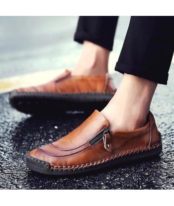 Zapatos de cuero ortopédicos de moda para hombres - Joel sur le site 