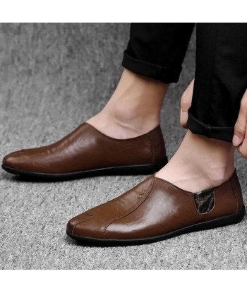 Zapatos de cuero ortopédicos de moda para hombres - Eburwin l'évolution des habitudes 