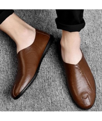 Zapatos de cuero ortopédicos de moda para hombres - Eburwin l'évolution des habitudes 