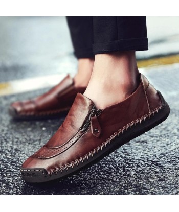 Zapatos de cuero ortopédicos de moda para hombres - Joel sur le site 