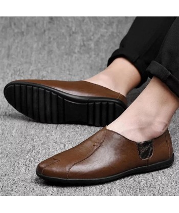 Zapatos de cuero ortopédicos de moda para hombres - Eburwin l'évolution des habitudes 