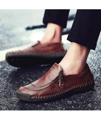 Zapatos de cuero ortopédicos de moda para hombres - Joel sur le site 