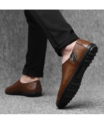 Zapatos de cuero ortopédicos de moda para hombres - Eburwin l'évolution des habitudes 