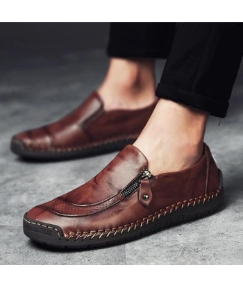 Zapatos de cuero ortopédicos de moda para hombres - Joel sur le site 