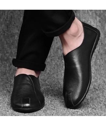 Zapatos de cuero ortopédicos de moda para hombres - Eburwin l'évolution des habitudes 