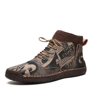 Zapatos ortopédicos de hombre de camuflaje de moda - Saux - Venez acheter