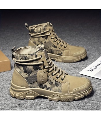 Zapatos ortopédicos para hombre con cordones de camuflaje táctico - Dexter - votre