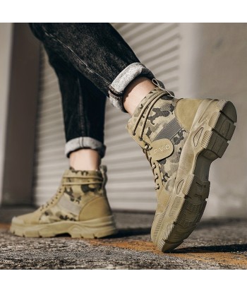 Zapatos ortopédicos para hombre con cordones de camuflaje táctico - Dexter - votre