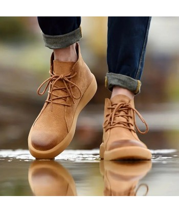 Zapatos Ortopédicos para Hombre con Cordones de Piel - AcrosBoots livraison gratuite