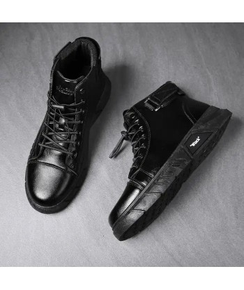 Zapatos ortopédicos para hombre High Top Wlack de l' environnement