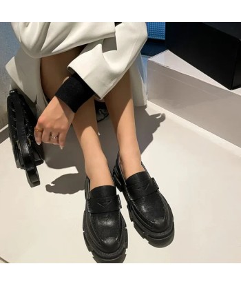 mocassin orthopédique femme à talons en cuir livraison et retour toujours gratuits