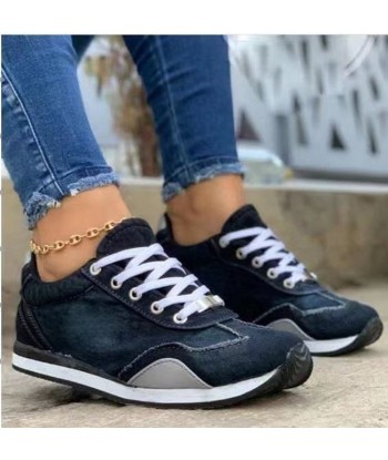 Scarpe ortopediche comfort in denim la colonne vertébrale