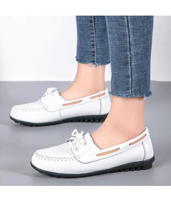 mocassin orthopédique femme plats en cuir à lacets Vous souhaitez 