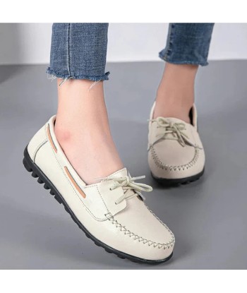 mocassin orthopédique femme plats en cuir à lacets Vous souhaitez 