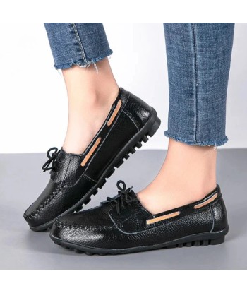 mocassin orthopédique femme plats en cuir à lacets Vous souhaitez 