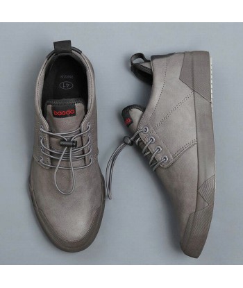 Scarpe casual in pelle con lacci da uomo - Turbon Paris Déstockage Promo