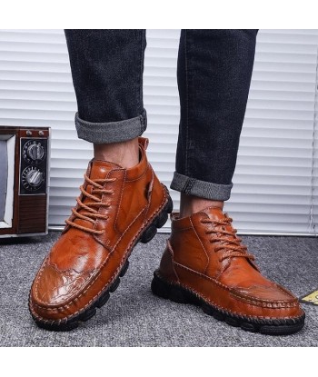 Julian - Chaussures Orthopédique Homme en cuir à la mode du meilleur 