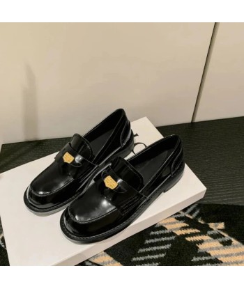 mocassin orthopédique femme bicolores en cuir verni store