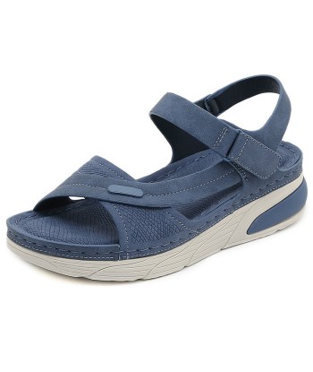 Sandales confortables en cuir pour femmes - Flapis prix