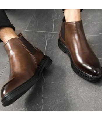 Des Chaussures Orthopédique Homme élégantes en cuir -Easton les muscles